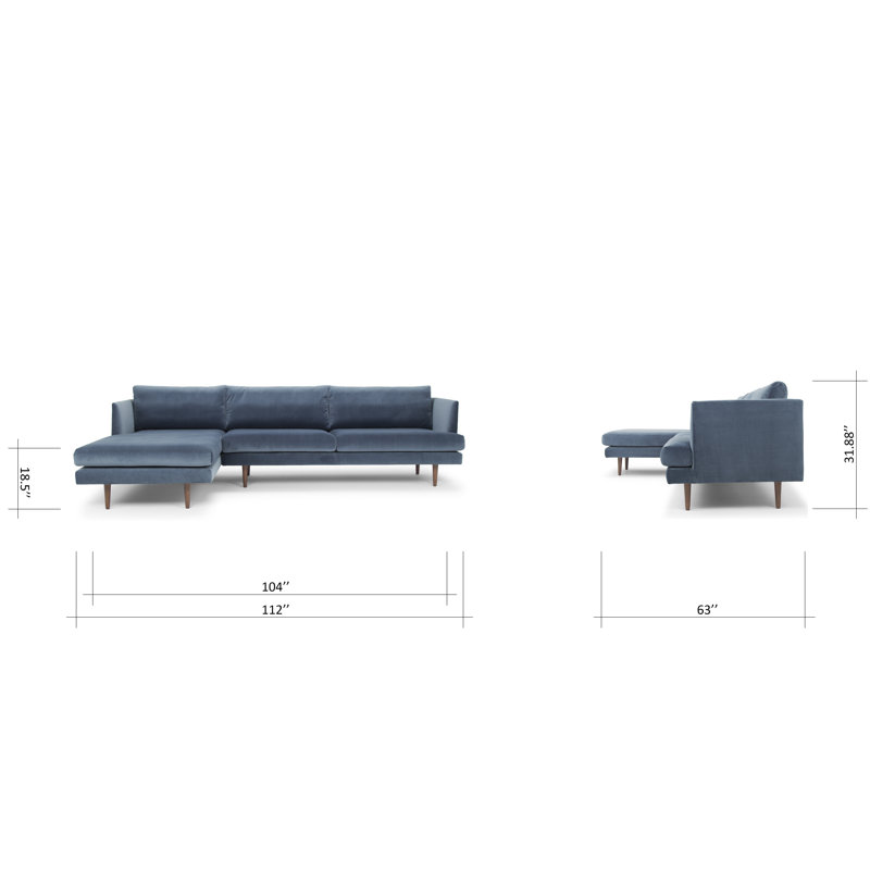 miller 2 - piece chaise sectional